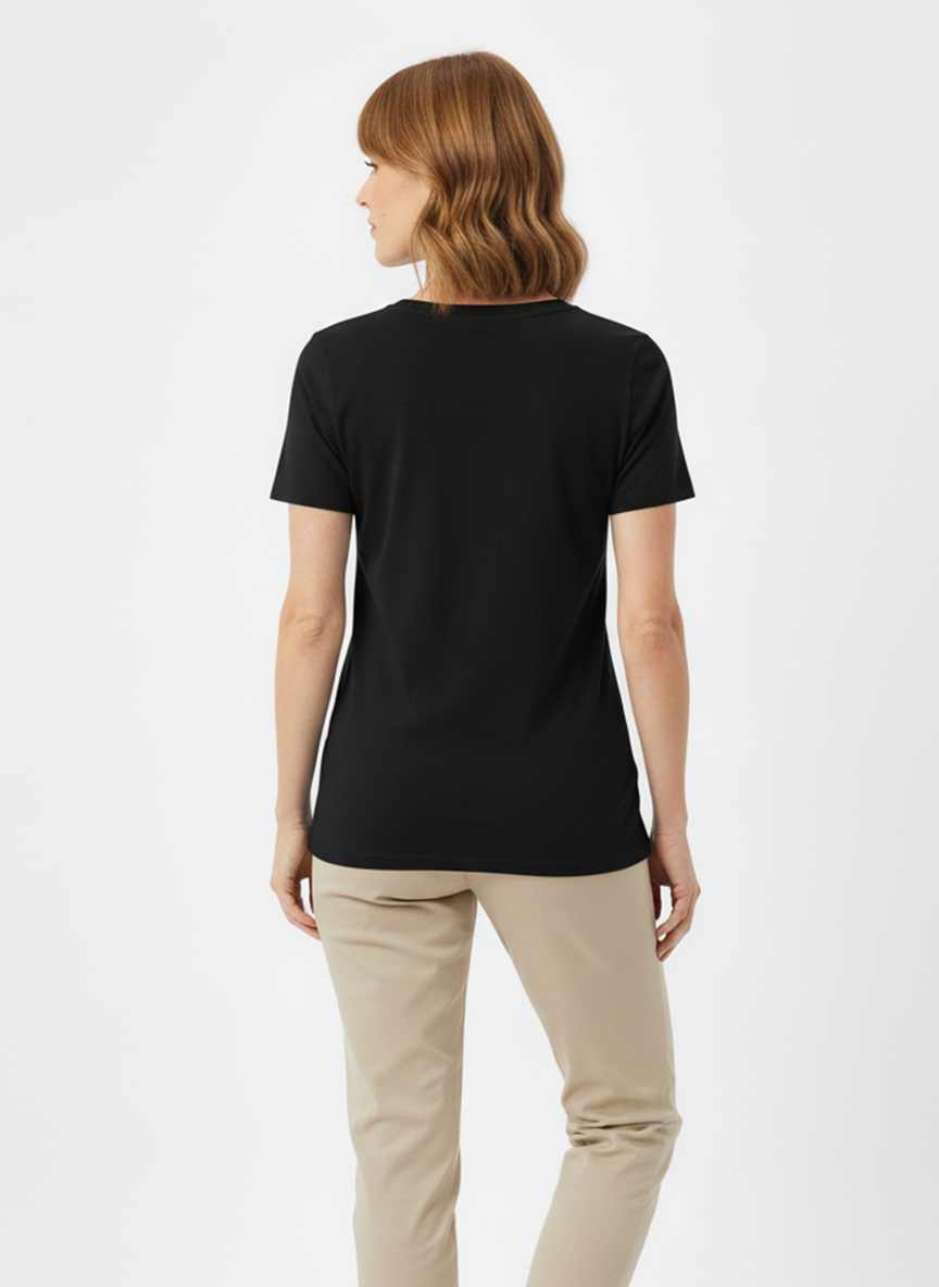 Jeanswest CloudSoft Women's V-Neck Tee - Effortless Australian Elegance S6A-52-273024