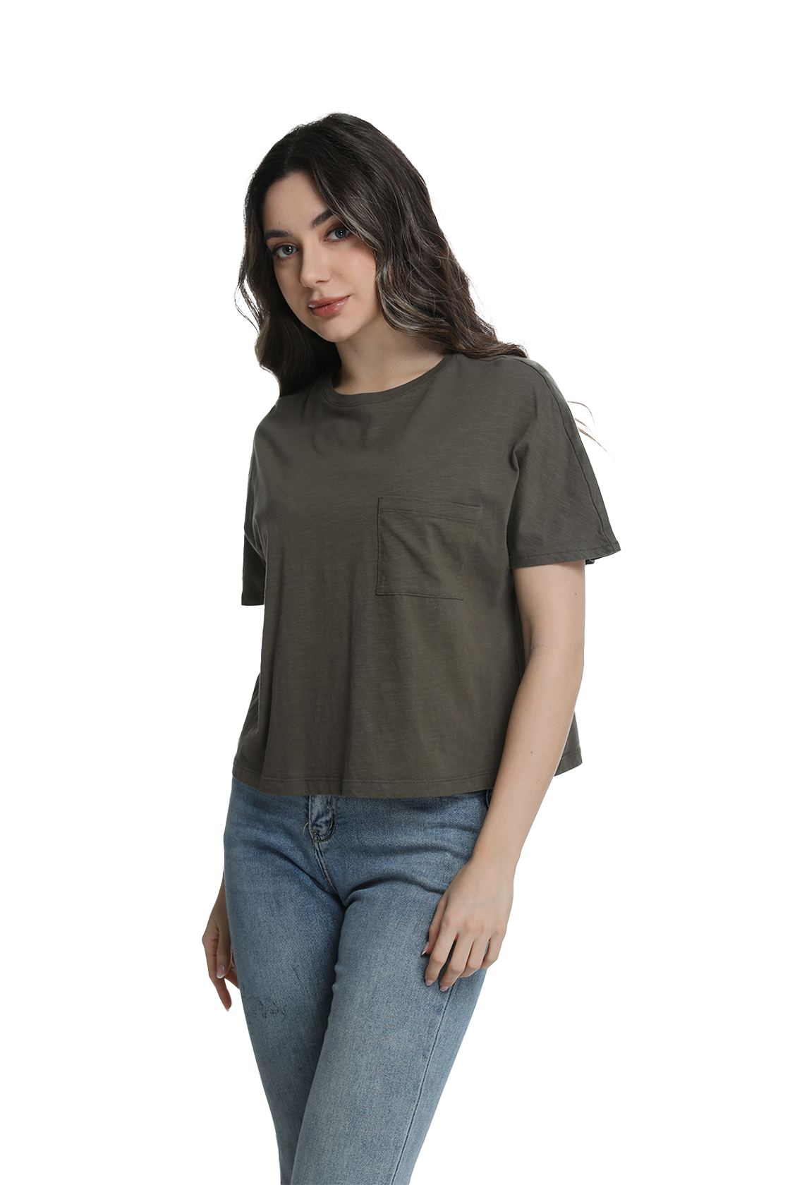 Jeanswest S6A-52-273034 Effortless Cotton Batwing Tee