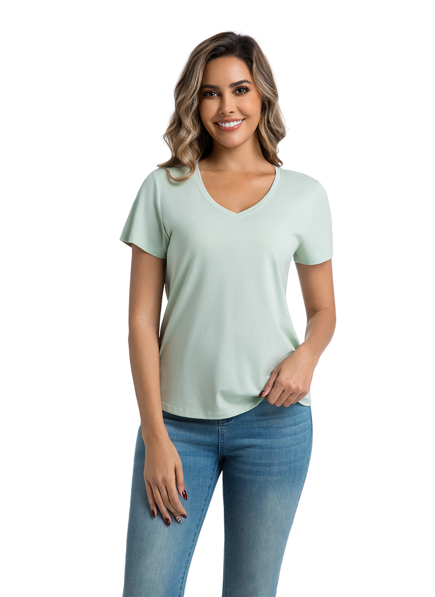 Jeanswest CloudSoft Women's V-Neck Tee - Effortless Australian Elegance S6A-52-273024