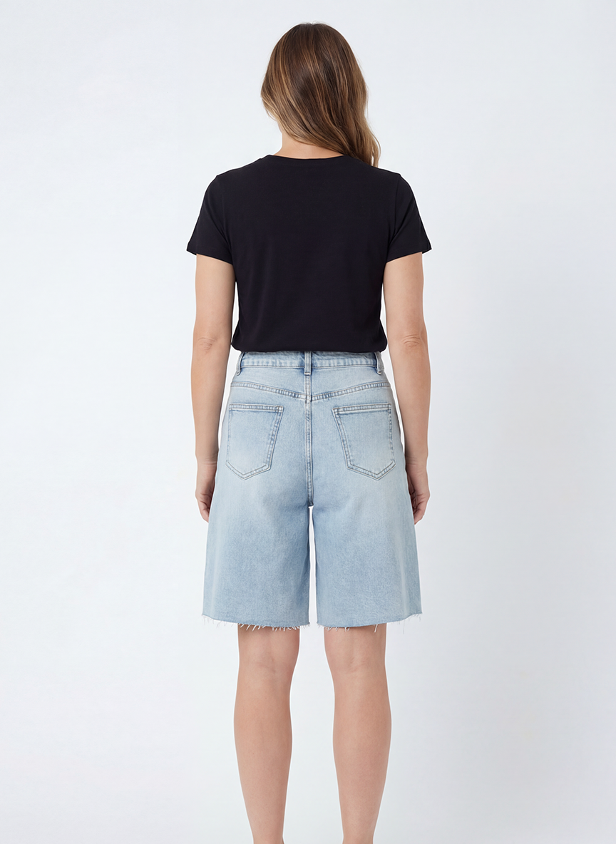 Jeanswest Jeanswest Classic Mid-Length Short - S6A-52-263002 Authentic Everyday Style