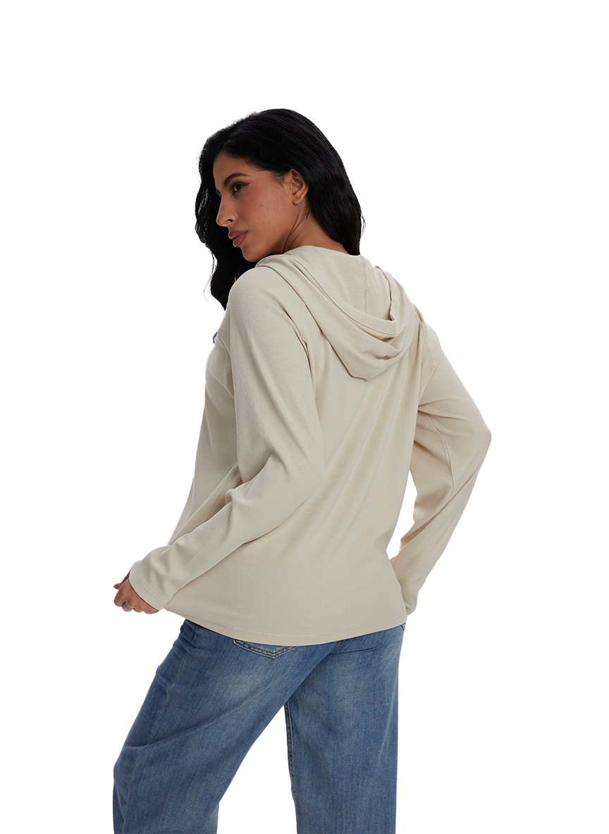 Jeanswest Jeanswest CloudSoft Aussie Comfort Hoodie Henley S6A-62-271006