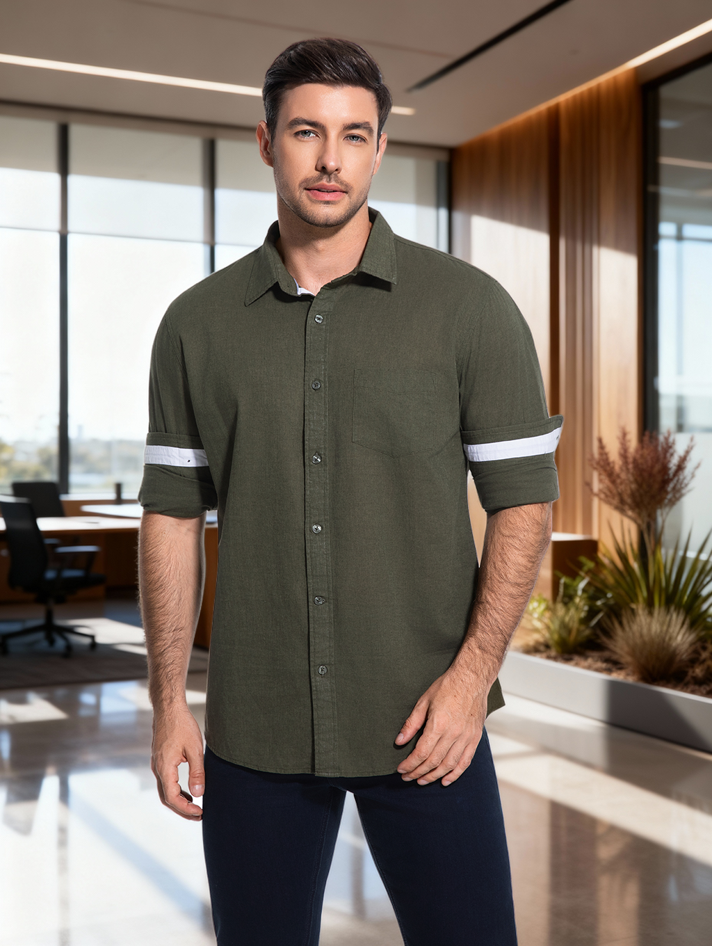 Jeanswest Bondi Linen Shirt MSI-18331