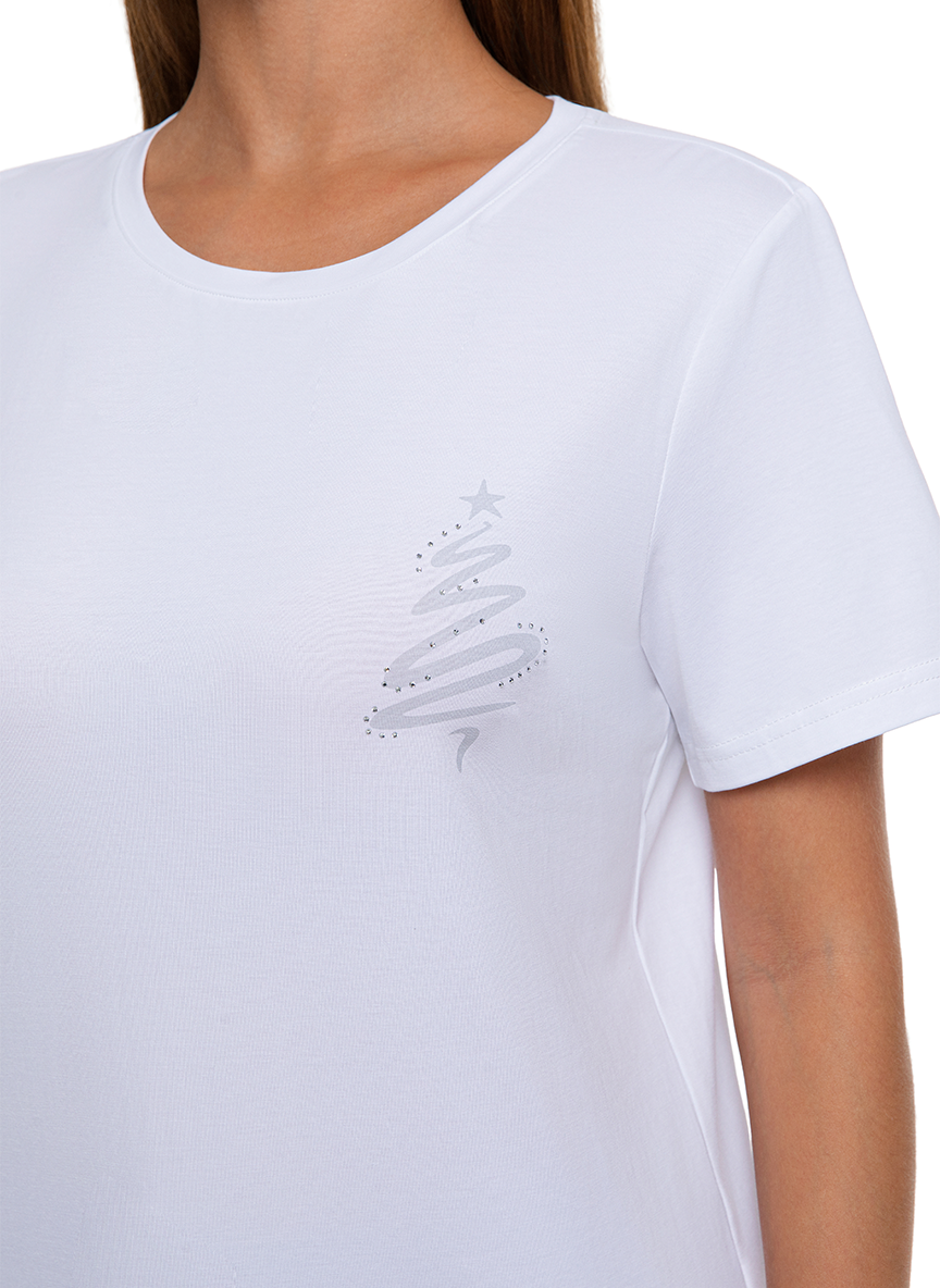 Jeanswest Jeanswest Australian Summer CloudSoft Christmas Tee - S6A-52-273029 Enduring Comfort