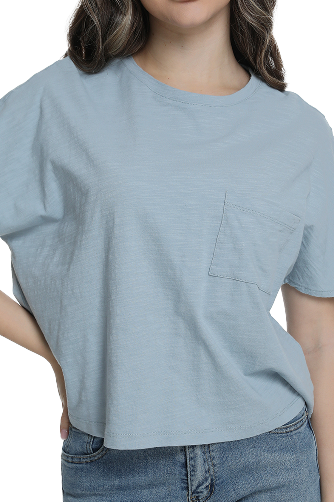 Jeanswest S6A-52-273034 Effortless Cotton Batwing Tee