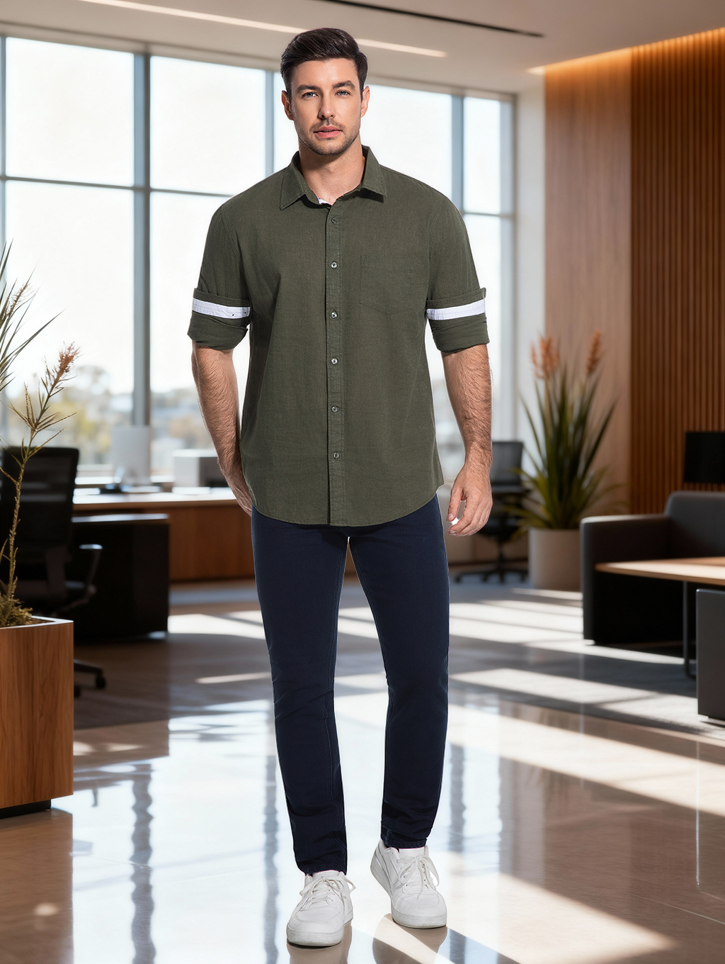 Jeanswest Bondi Linen Shirt MSI-18331