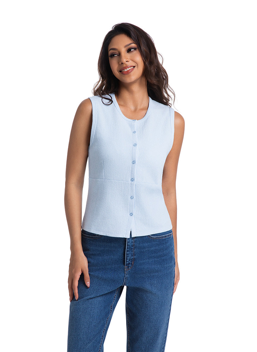 Jeanswest Jeanswest Emma Cotton Blend Tank Top - Perfect for Australian Summer WTO-18323