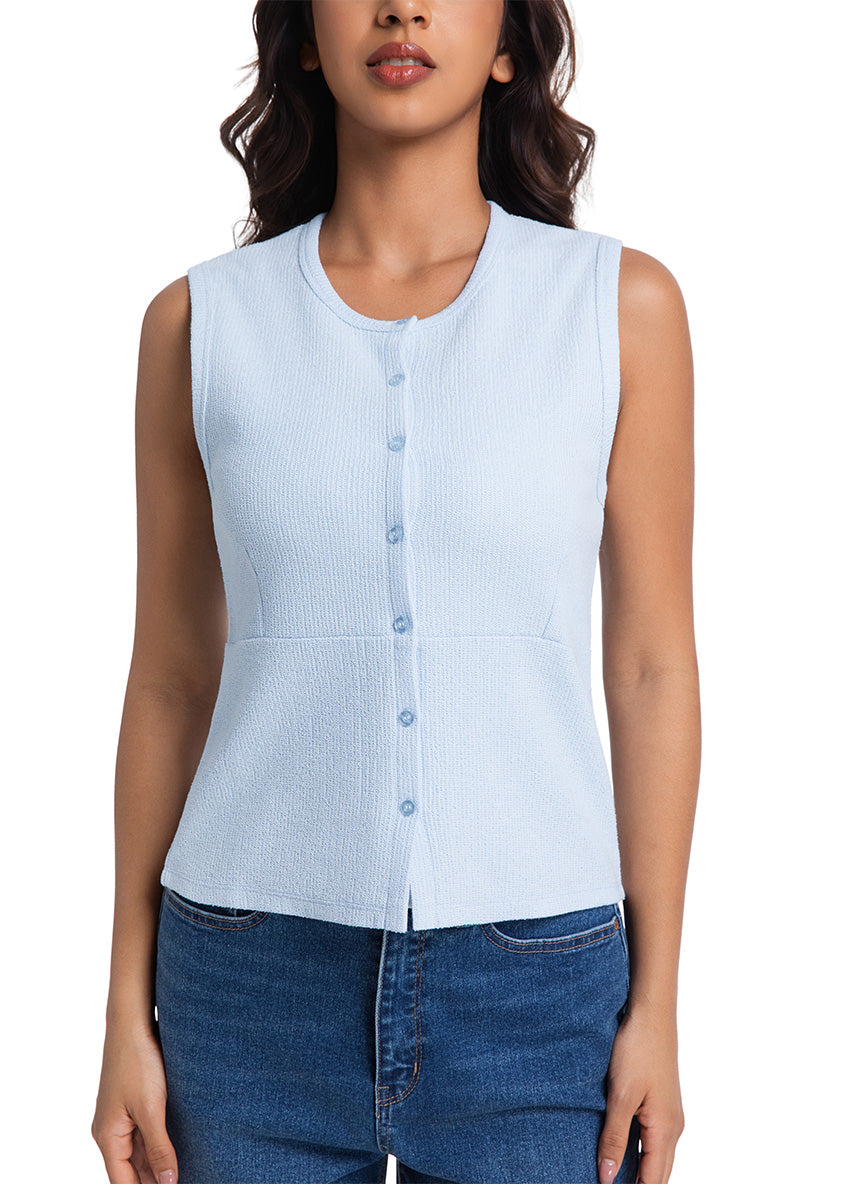 Jeanswest Jeanswest Emma Cotton Blend Tank Top - Perfect for Australian Summer WTO-18323