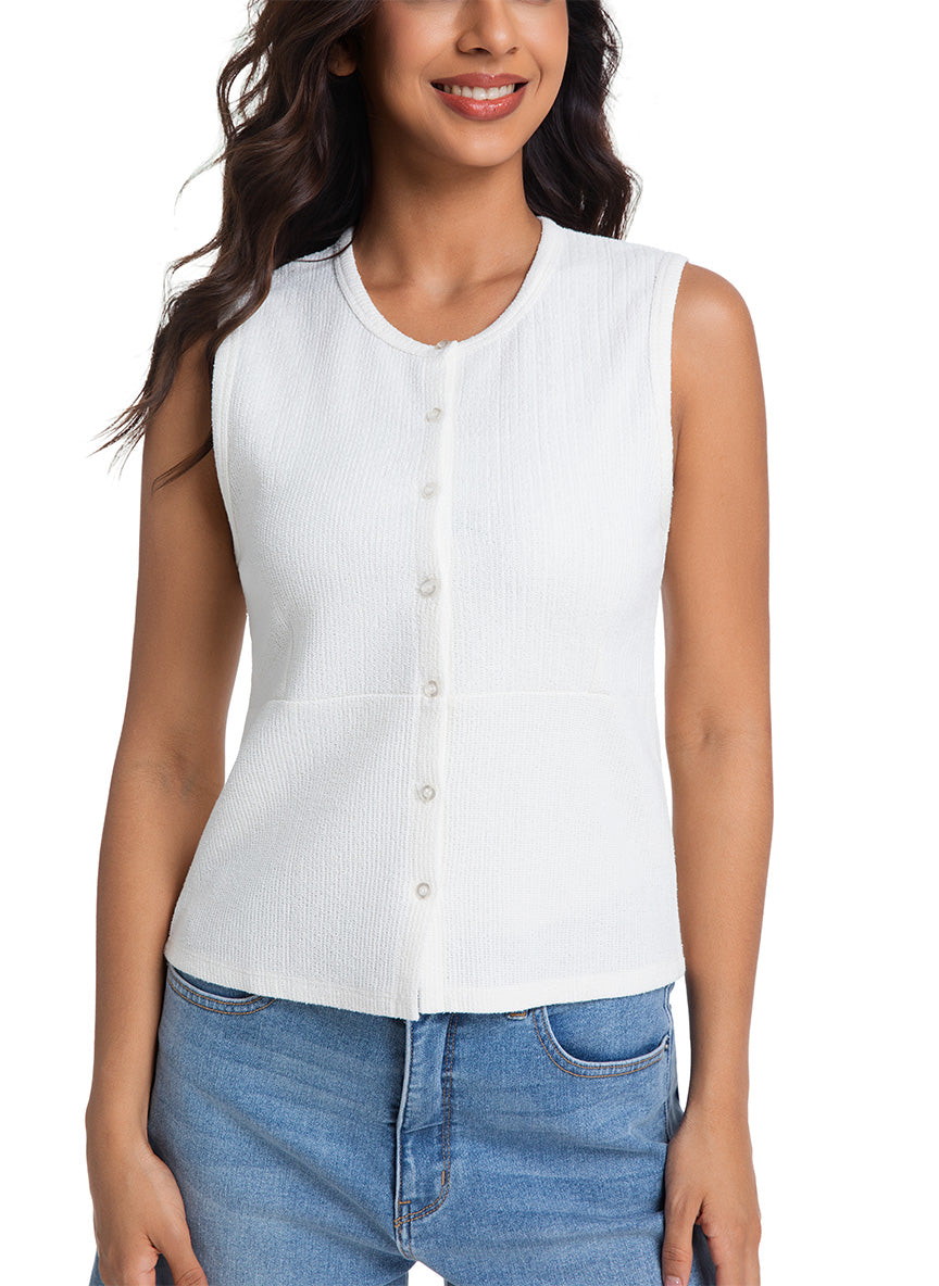 Jeanswest Jeanswest Emma Cotton Blend Tank Top - Perfect for Australian Summer WTO-18323