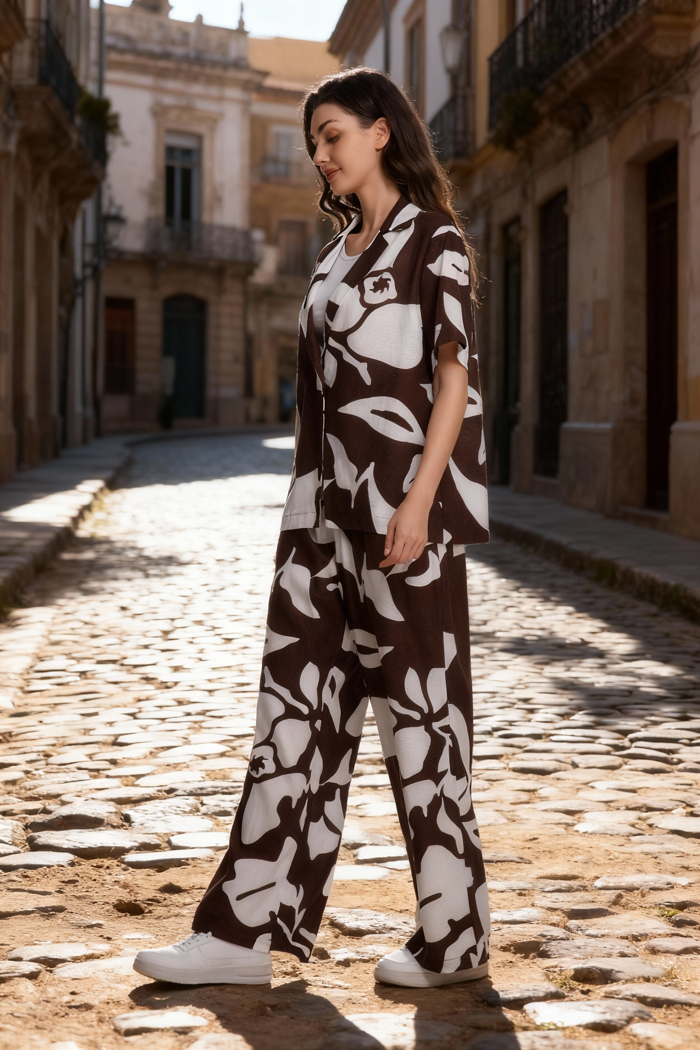 Jeanswest 🔥Hot Deal Price-Women's Linen Blend Beach Shirt | WSI-18405-01