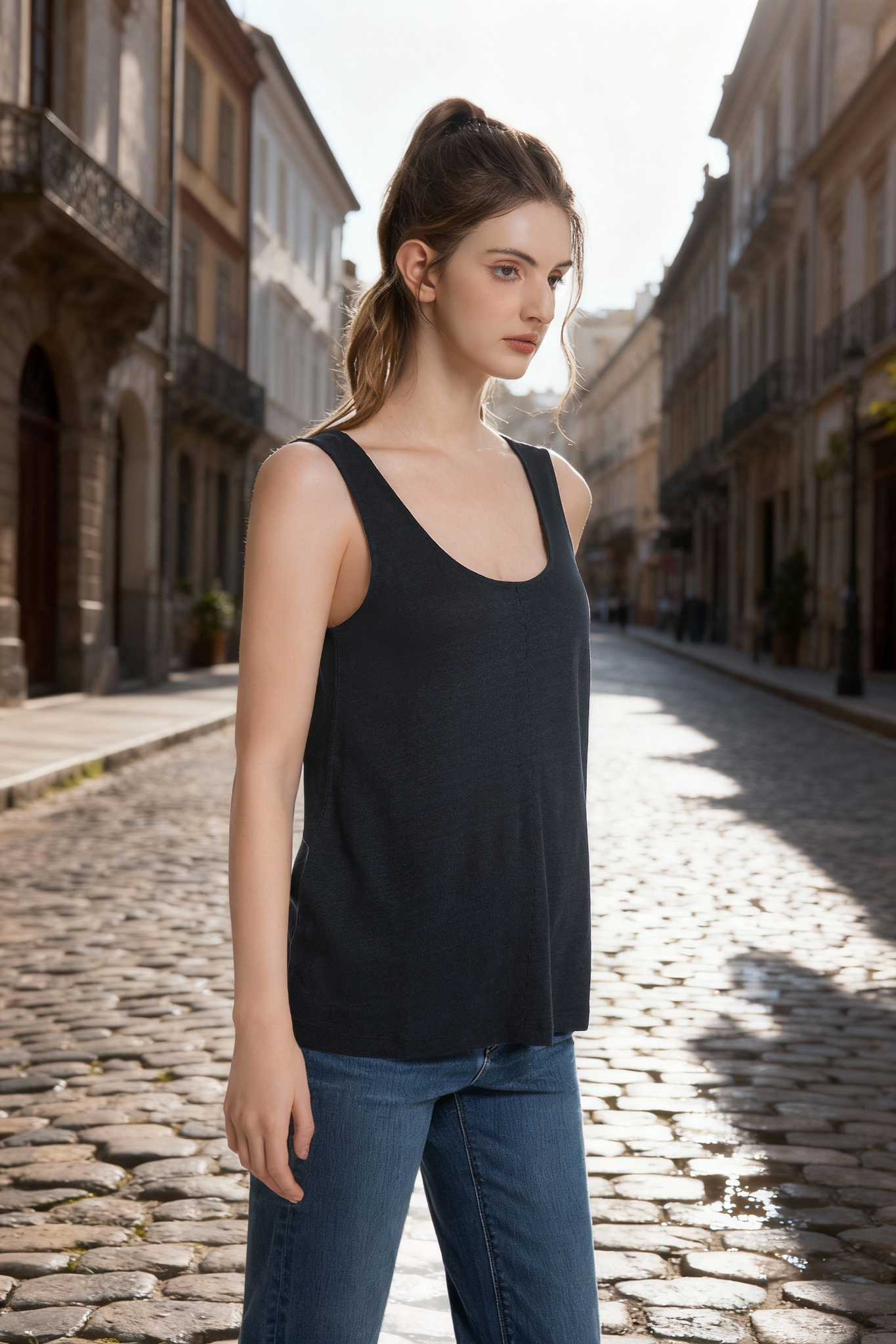 Jeanswest Flax Tank Top WTO-14516