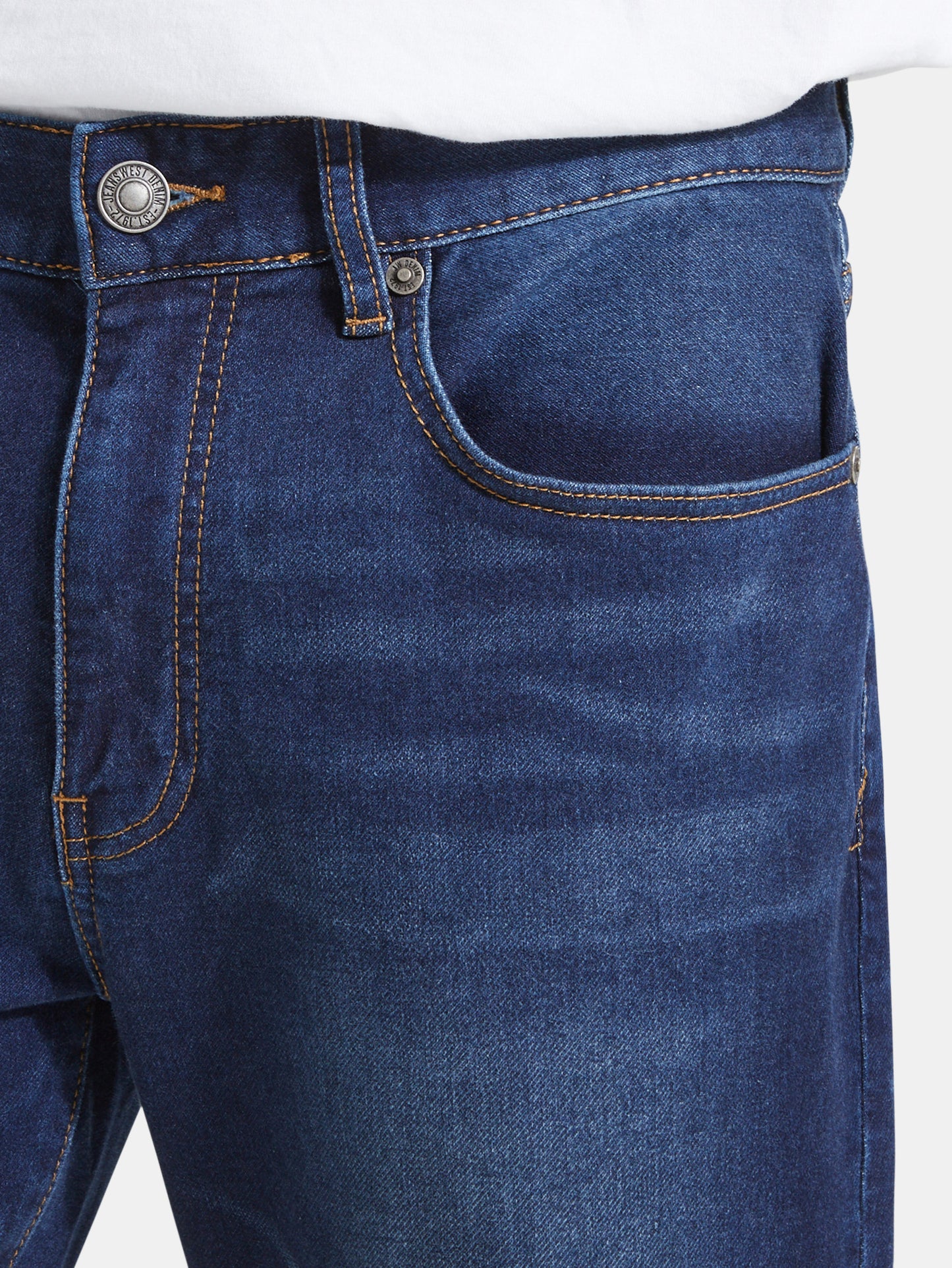 Knit Slim Straight Jeans