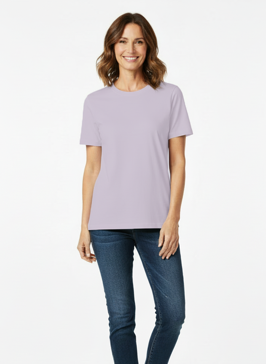 Jeanswest CloudSoft Women's Crew-Neck Tee - Australian Summer Essential S6A-52-273025