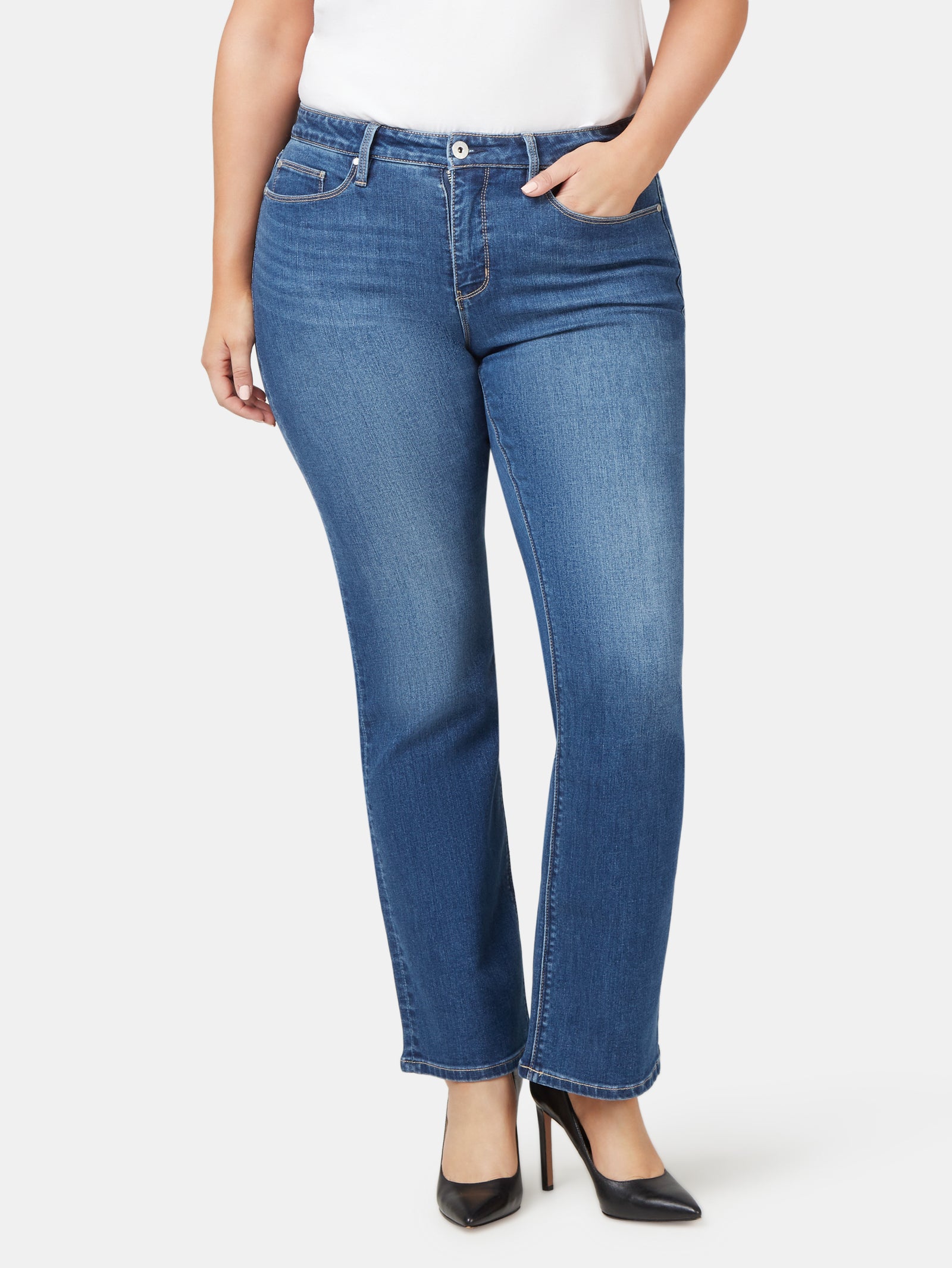 Jeans West Curve Embracer Bootcut JEANSWEST DARK BLUE MID LENGTH