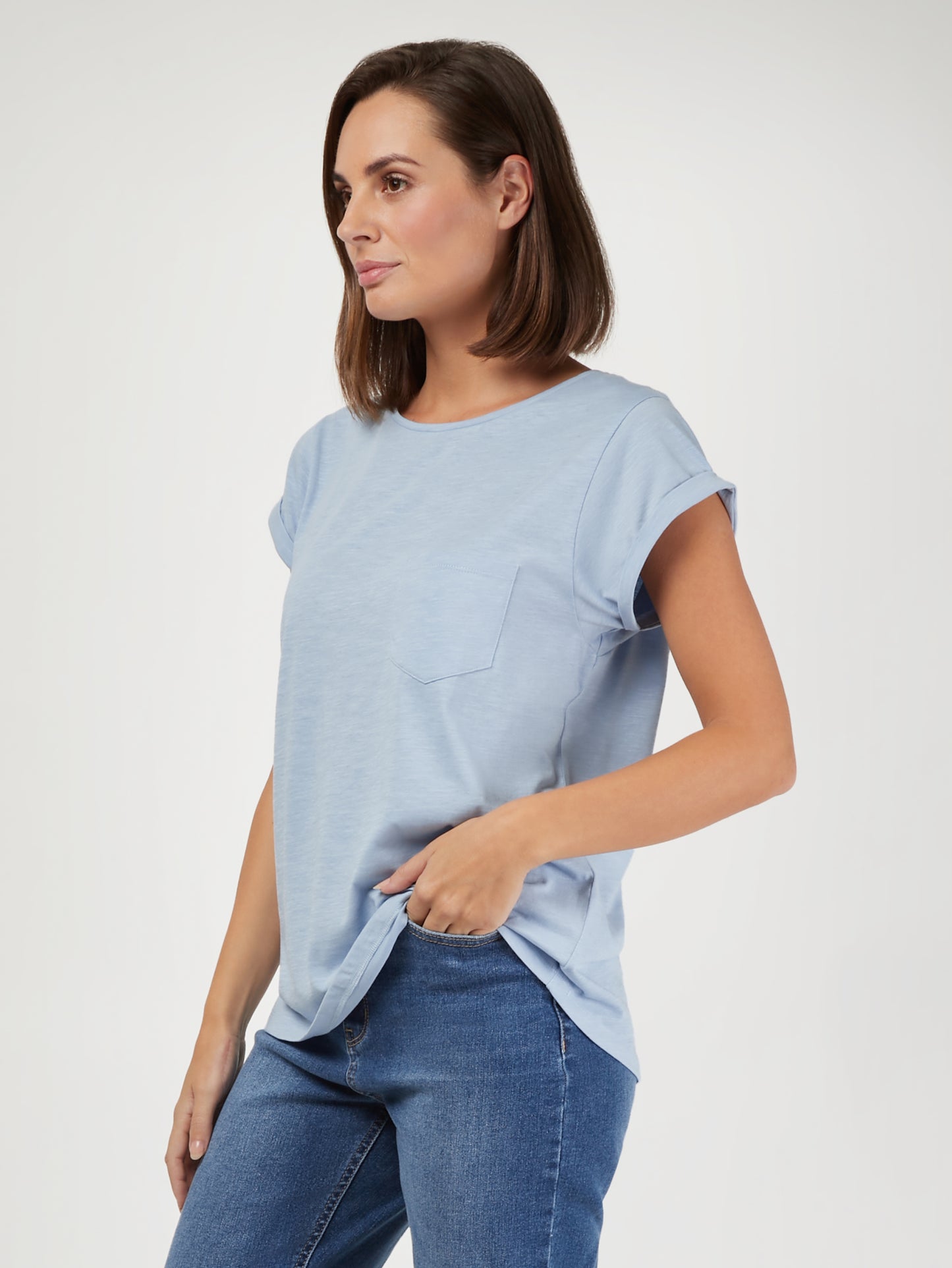 Essential Slub Pocket Tee