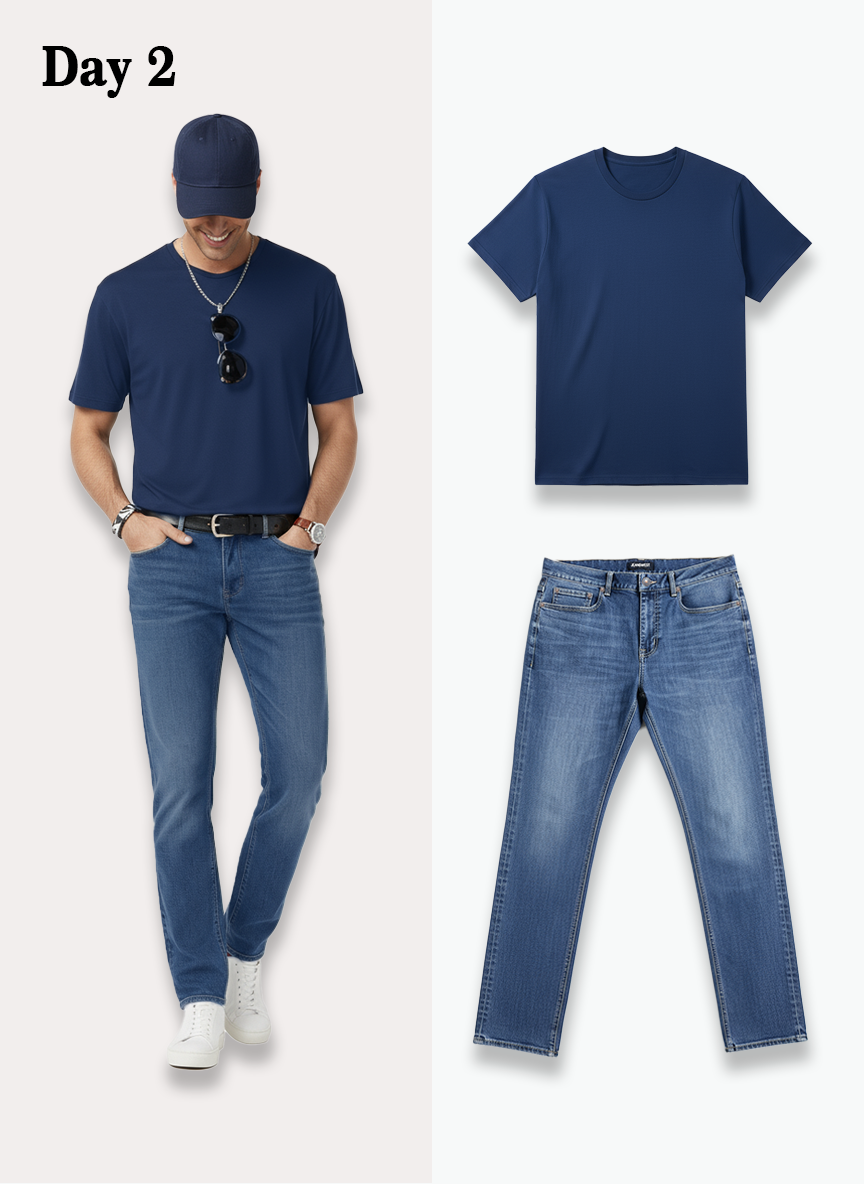 Jeanswest Coffee Run Look