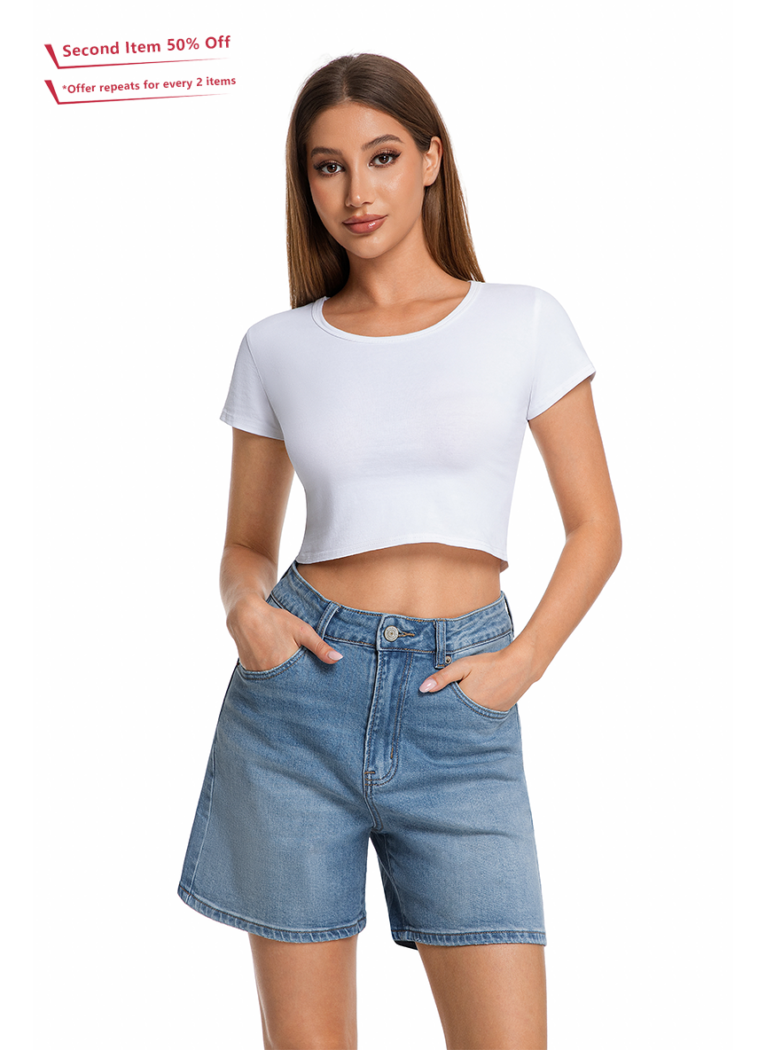 Jeanswest Jeanswest Tailored Mid-Length Short - S6A-52-264001 Enduring City Comfort