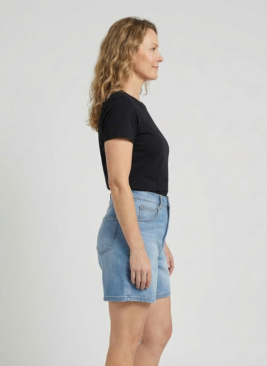 Jeanswest Jeanswest Tailored Mid-Length Short - S6A-52-264001 Enduring City Comfort