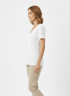 Jeanswest CloudSoft Women's V-Neck Tee - Effortless Australian Elegance S6A-52-273024
