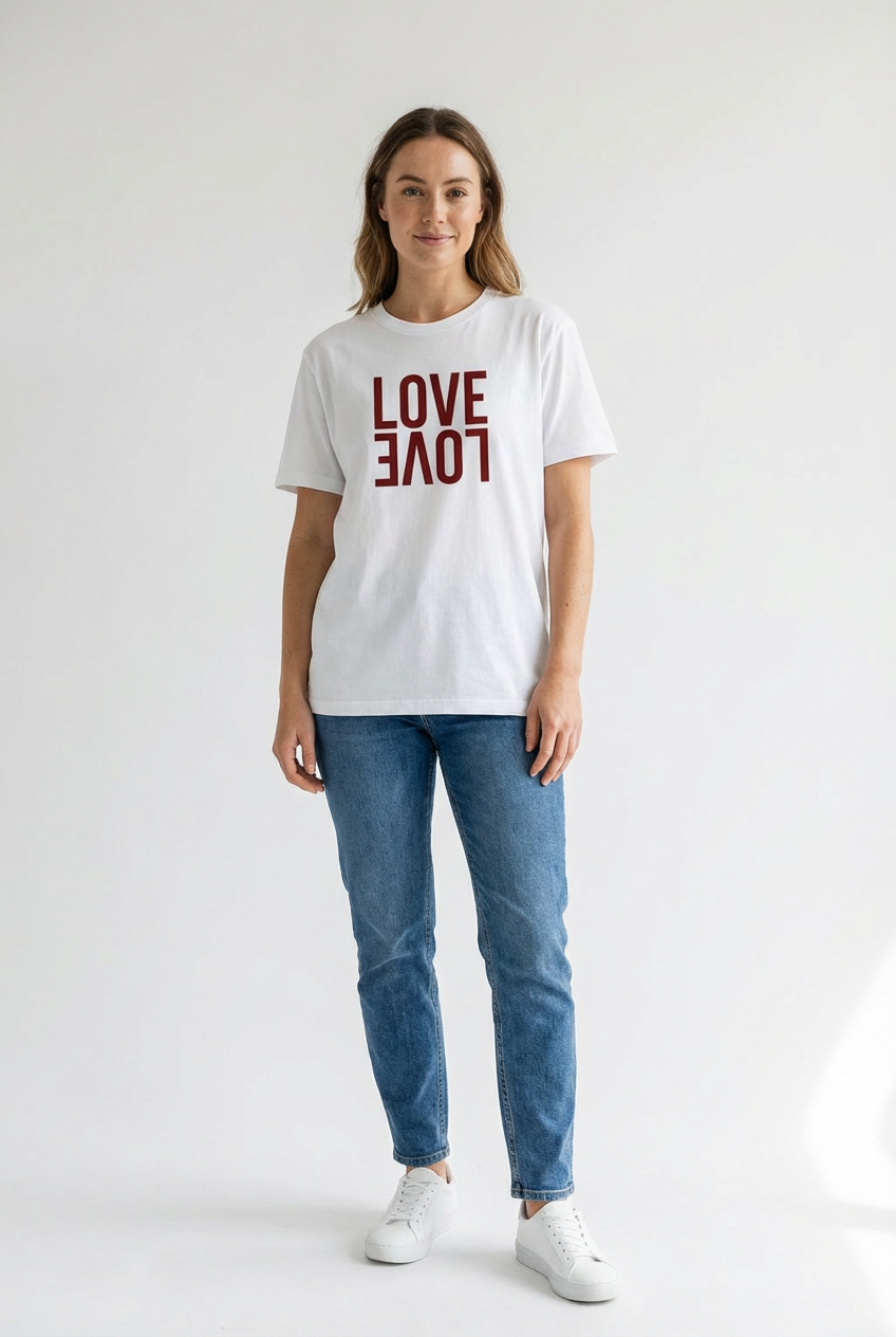 Jeanswest Jeanswest Valentine's Limited Edition Graphic Tee S6A-53-U73005