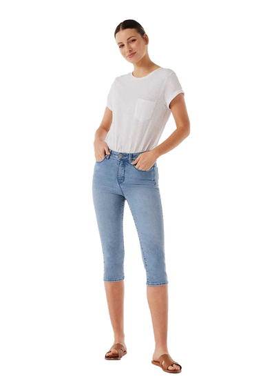 jeans pedal pusher Maddy Mid Waisted Pedal Pusher WFJ-14397-01 – Jeanswest