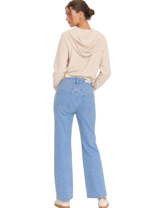 Women's High Striaght Relaxed Jeans
