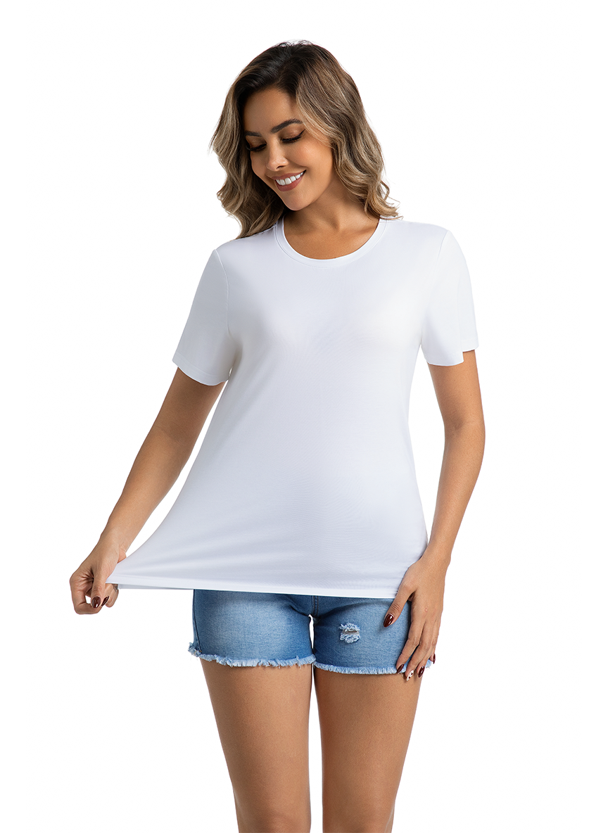 Jeanswest CloudSoft Women's Crew-Neck Tee - Australian Summer Essential S6A-52-273025