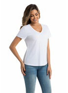 Jeanswest CloudSoft Women's V-Neck Tee - Effortless Australian Elegance S6A-52-273024