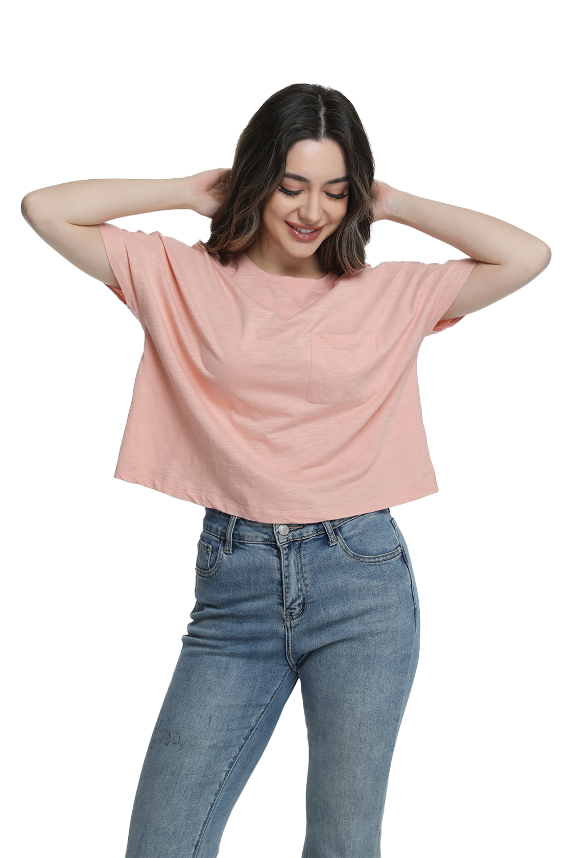 Jeanswest S6A-52-273034 Effortless Cotton Batwing Tee