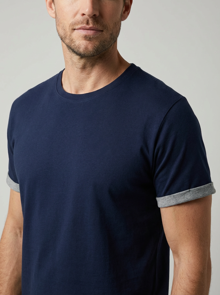 Jeanswest Jeanswest CloudSoft Mock Layer Round Neck Tee S6A-52-173028