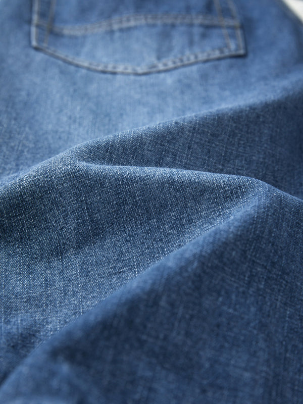 Women's Mid-Waisted Denim Shorts