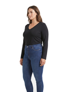 Jeanswest Jeanswest CloudSoft Aussie Luxe Modal V-Neck Long Sleeve Tee S6A-62-271011
