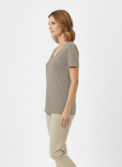 Jeanswest CloudSoft Women's V-Neck Tee - Effortless Australian Elegance S6A-52-273024