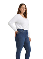 Jeanswest Jeanswest CloudSoft Aussie Luxe Modal V-Neck Long Sleeve Tee S6A-62-271011