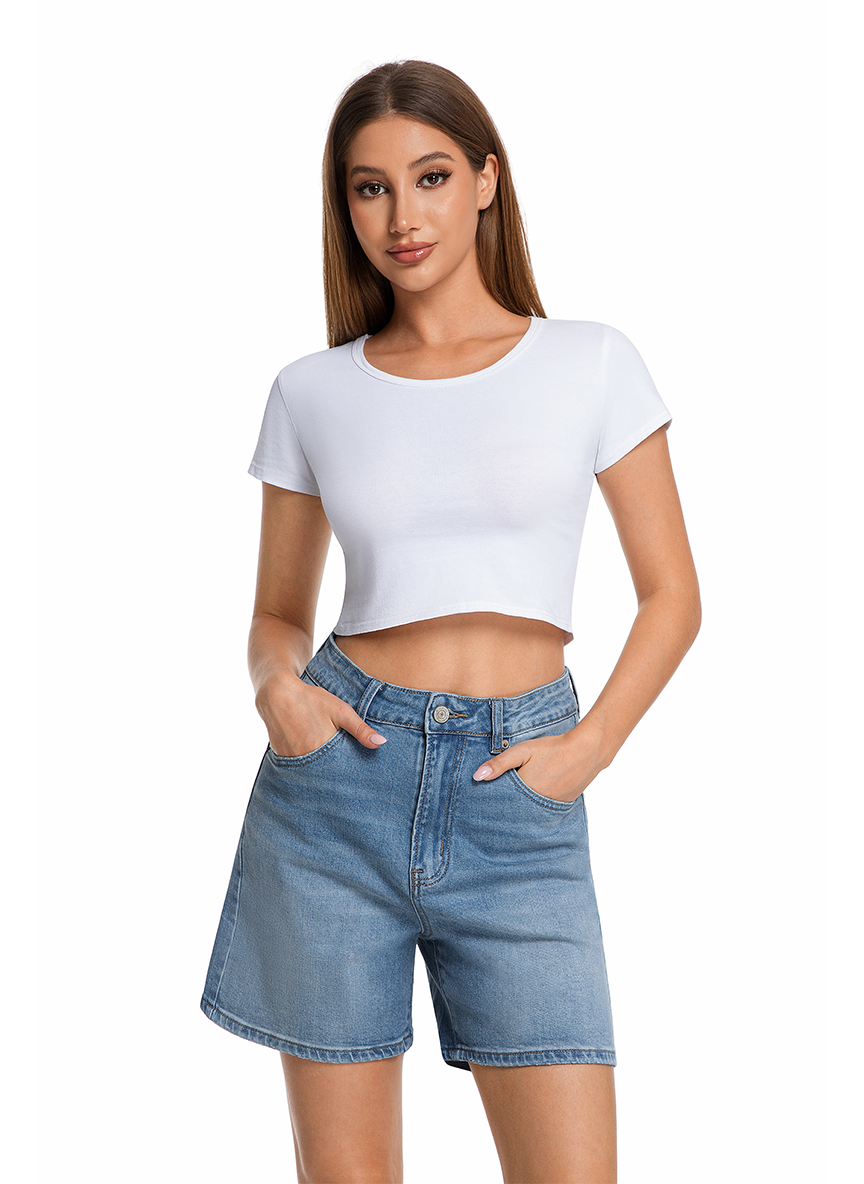 Jeanswest Jeanswest Tailored Mid-Length Short - S6A-52-264001 Enduring City Comfort