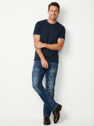 Jeanswest Jeanswest CloudSoft Mock Layer Round Neck Tee S6A-52-173028