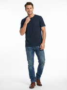 Jeanswest Jeanswest CloudSoft Mock Layer Round Neck Tee S6A-52-173028