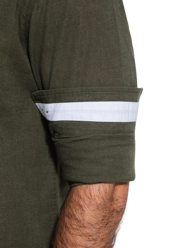 Men's Linen Cotton Blend Shirt