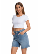 Jeanswest Jeanswest Tailored Mid-Length Short - S6A-52-264001 Enduring City Comfort