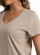Jeanswest CloudSoft Women's V-Neck Tee - Effortless Australian Elegance S6A-52-273024