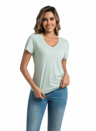 Jeanswest CloudSoft Women's V-Neck Tee - Effortless Australian Elegance S6A-52-273024