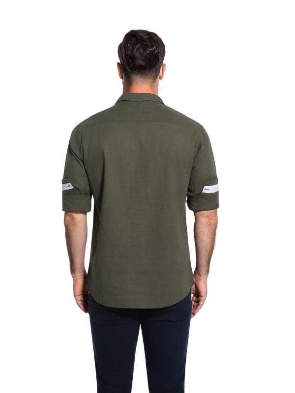 Men's Linen Cotton Blend Shirt