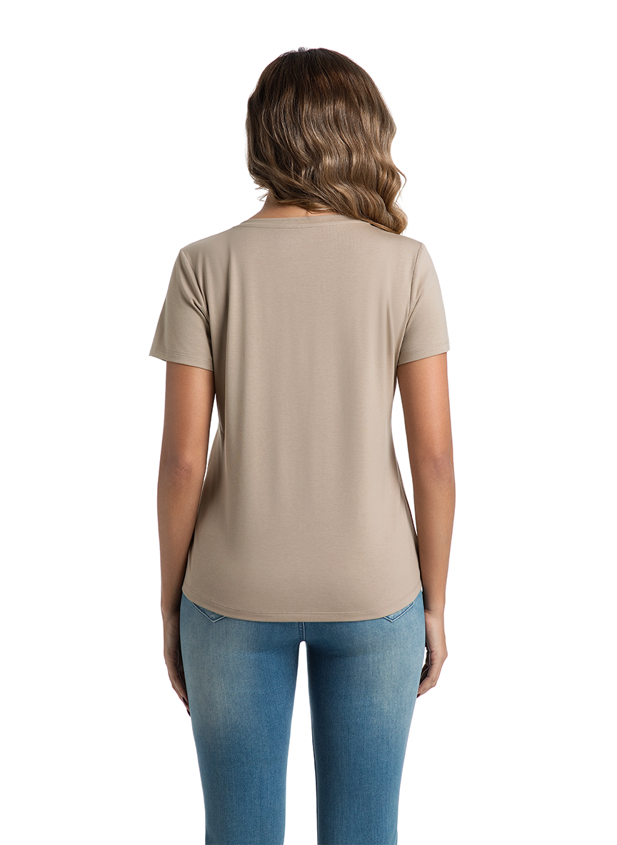 Jeanswest CloudSoft Women's V-Neck Tee - Effortless Australian Elegance S6A-52-273024