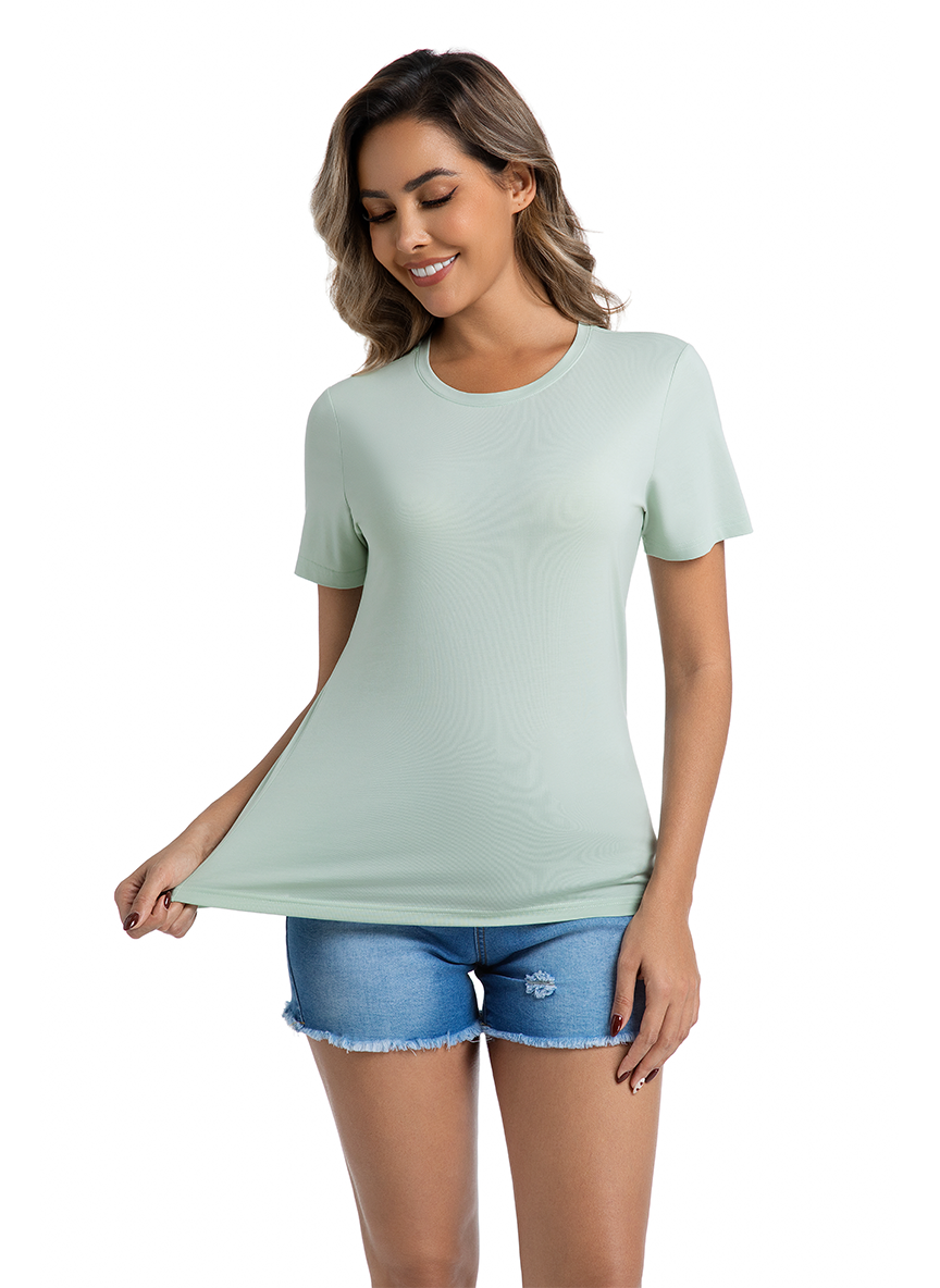 Jeanswest CloudSoft Women's Crew-Neck Tee - Australian Summer Essential S6A-52-273025