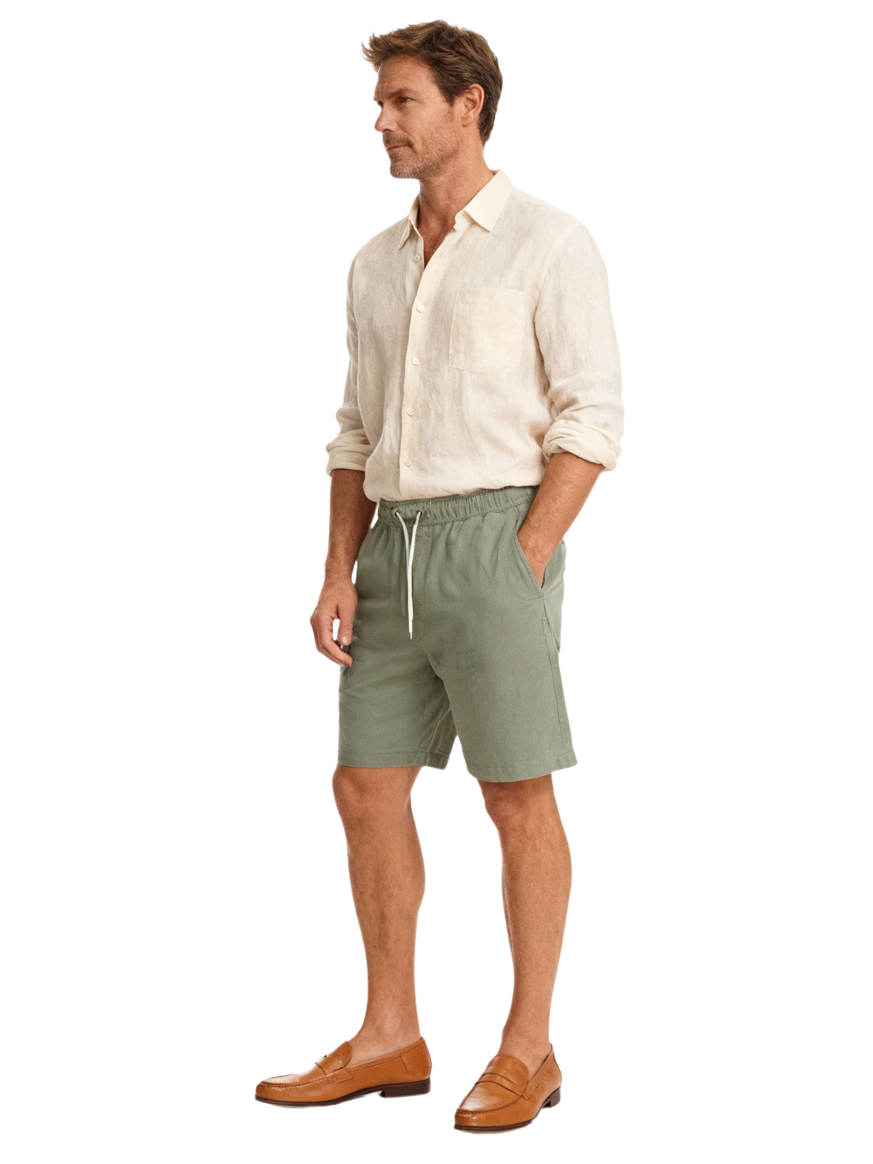 Jeanswest Lewie Flax Short MSO-15841