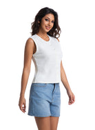 Jeanswest Jeanswest Emma Cotton Blend Tank Top - Perfect for Australian Summer WTO-18323