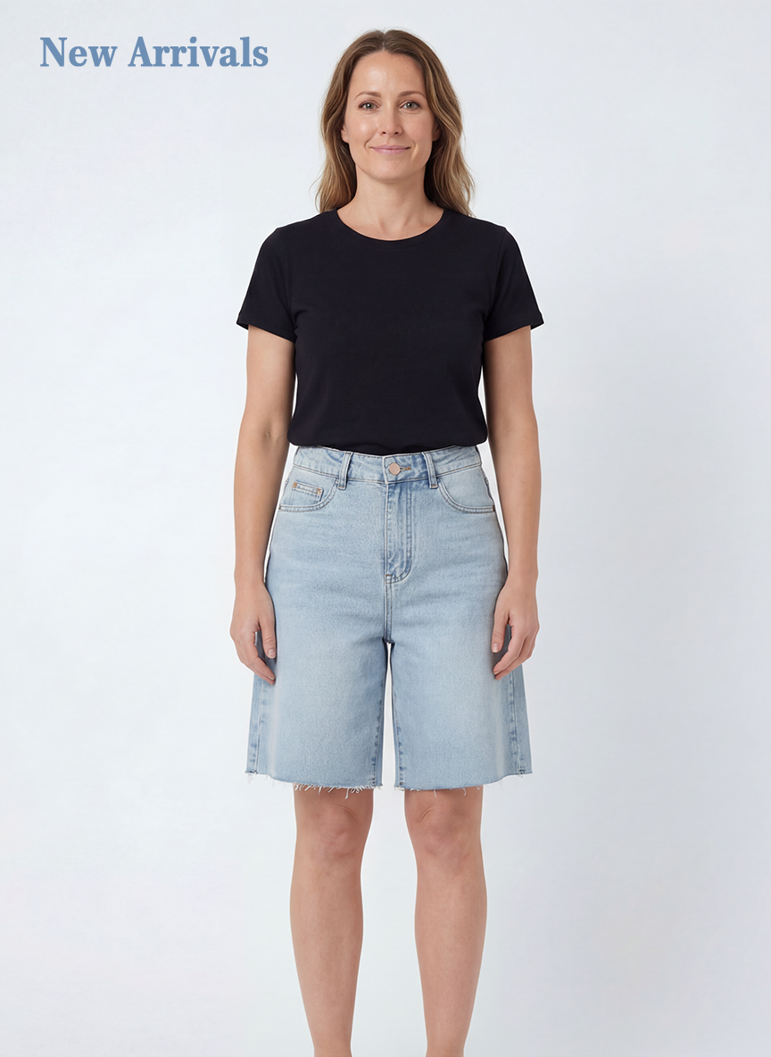 Jeanswest Jeanswest Classic Mid-Length Short - S6A-52-263002 Authentic Everyday Style