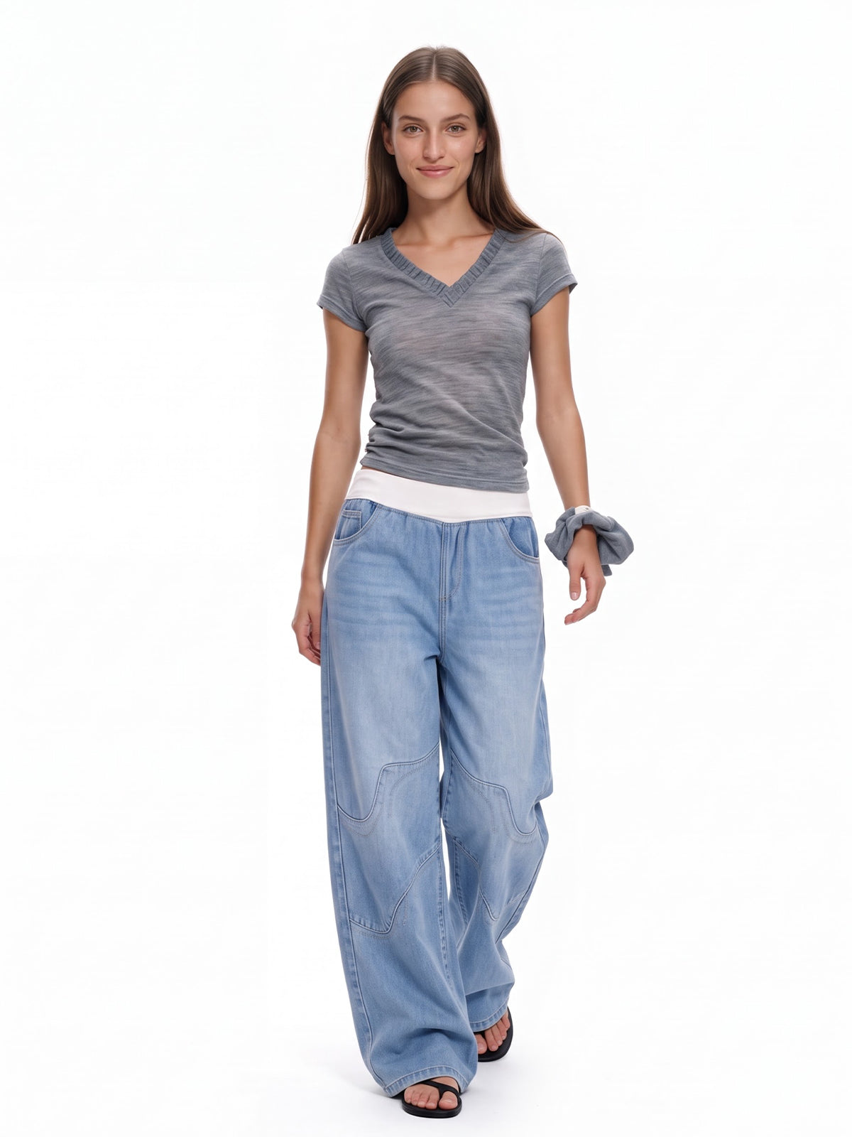 Low Rise Baggy Jeans
