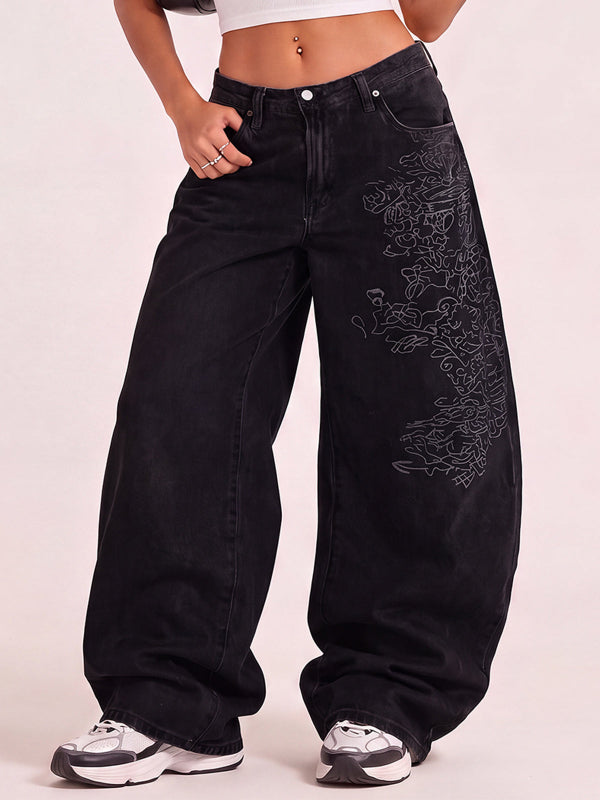 Retro High Street Boyfriend Jeans