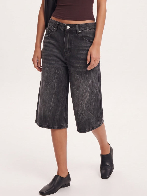 Women's Vintage Baggy Denim Shorts