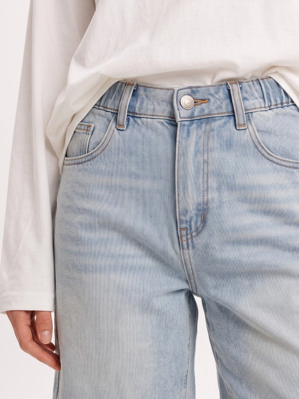 Women's Wide-Leg Denim Shorts